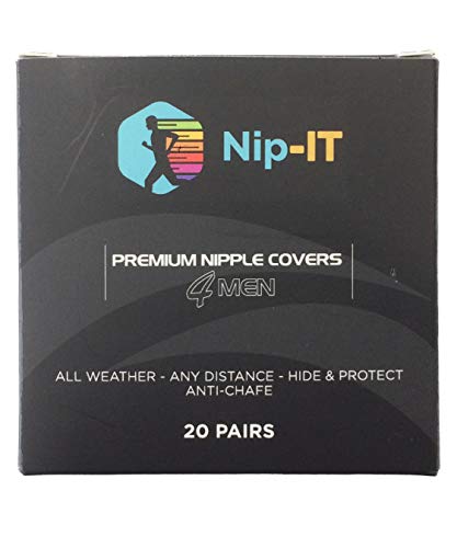 Product Cover Nip-IT Premium Nipple Chafing Solution + Nipple Concealer for Sports & Exercise. Discreet & Painless (Hide & Protect Care) Nip Guards/Shields - Limited Stock, Hurry Running Out! >20 Pairs PER Box<