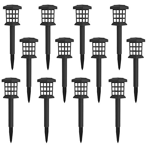 Product Cover MAGGIFT 12 Pack Solar Pathway Lights Outdoor LED Solar Powered Garden Lights for Lawn, Patio, Yard, Walkway, Driveway