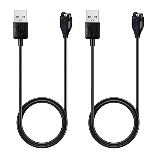 Product Cover Kissmart Garmin Vivoactive 3 Charging Cable (2-Pack), Replacement Charger Cable Cord for Garmin Vivoactive 3 (Vivoactive 3 Charger)