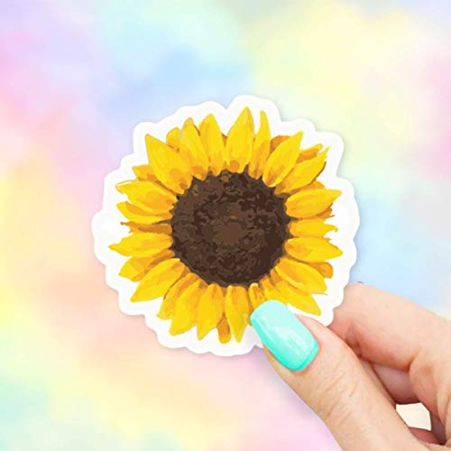 Product Cover Sunflower Sticker - Laptop Sticker - Water Bottle Sticker - for Windows and Phones