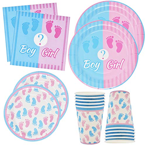 Product Cover Gift Boutique Gender Reveal Party Supplies Set 24 9