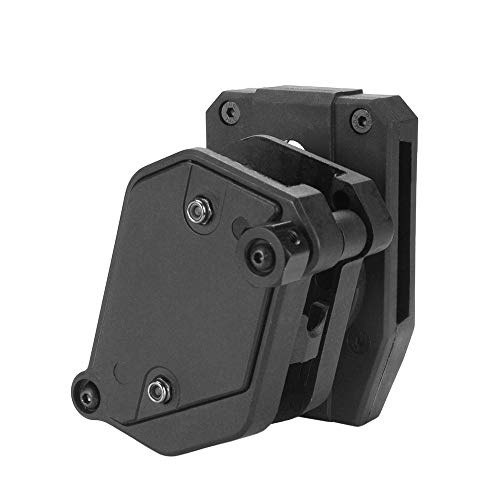 Product Cover KRYDEX IPSC USPSA IDPA Competition Shooting Multi-Angle Adjustment Speed Shooter's Pistol Magazine Pouch Mag Holster Holder (BK)