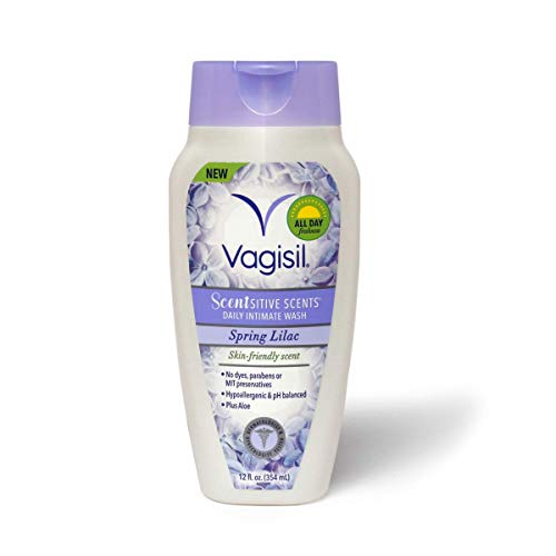 Product Cover Vagisil Scentsitive Scents Daily Intimate Feminine Vaginal Wash , Spring Lilac, 12 Fluid Ounce
