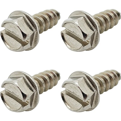 Product Cover Snug Fastener Four (4) Stainless Steel License Plate Screws (SNG253)