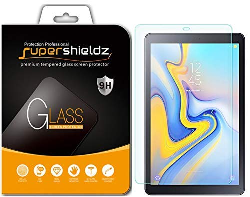 Product Cover Supershieldz for Samsung Galaxy Tab A 10.5 inch 2018 Released (SM-T590, SM-T595, SM-T597) Tempered Glass Screen Protector, 0.33mm, Anti Scratch, Bubble Free