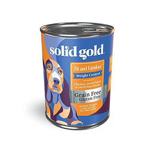 Product Cover Solid Gold - Fit and Fabulous with Chicken - Grain Free Weight Control Wet Dog Food - 13.2-oz can 6 Count