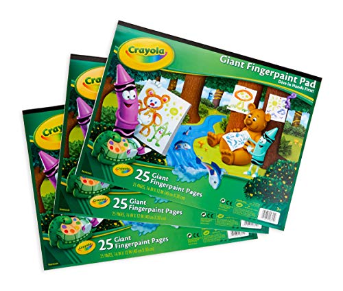 Product Cover Crayola 3 Giant Fingerpaint Pads, 16