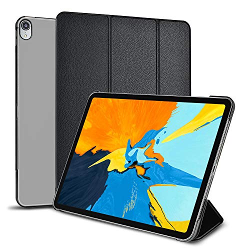 Product Cover MOONLUX Case for iPad, Support for The Apple Pencil magnetically Pair and Charging wirelessly, Trifold Stand with Auto Sleep/Wake Function Compatible,Black (iPad Pro 11