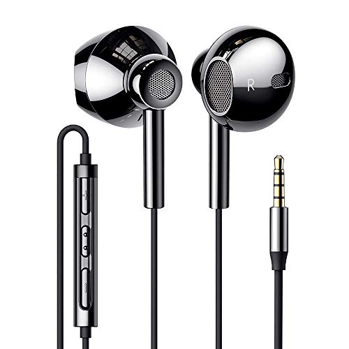 Product Cover Linklike Quad Dynamic Drivers Hi-Res Stereo Bass Wired Earbud with Microphone, Noise Cancelling in-Ear Headphones with Call Control 3.5 mm Jack