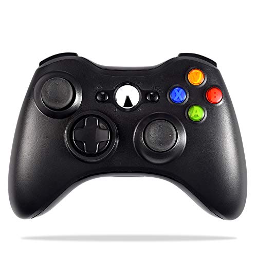 Product Cover Wireless Controller for Xbox 360, Astarry 2.4GHZ Game Controller Gamepad Joystick for Xbox & Slim 360 PC Windows 7, 8, 10 (Black)