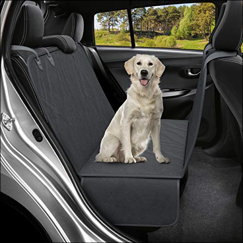 Product Cover Active Pets Dog Back Seat Cover Protector Waterproof Scratchproof Hammock for Dogs Backseat Protection Against Dirt and Pet Fur Durable Pets Seat Covers for Cars Trucks SUVs