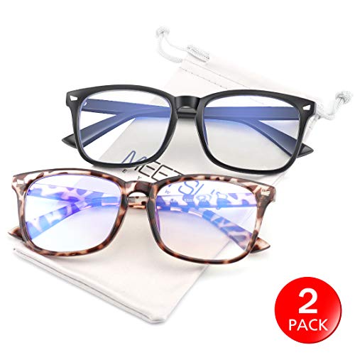 Product Cover MEETSUN Blue Light Blocking Glasses, Anti Eye Strain Headache (Sleep Better),Computer Reading Glasses UV400 Transparent Lens