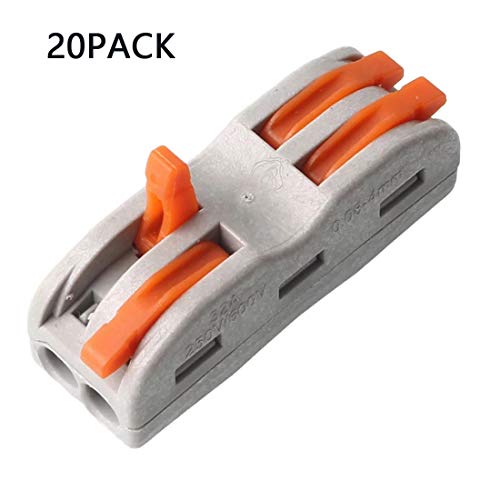 Product Cover UOHGDPY Lever-Nut Wire connector,Compact wire connector,junction box classified conductor connector (SPL-2, 20PCS)