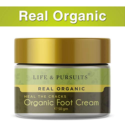 Product Cover Life & Pursuits Organic Foot Crack Cream For Dry Cracked Heels & Feet (50gm)