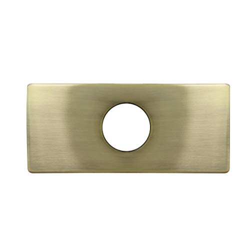 Product Cover Antique Brass 6 Inch Kitchen Sink Faucet Hole Cover Deck Plate Brushed Brass Plate