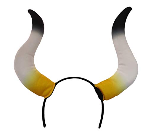 Product Cover Nicky Bigs Novelties Large Bull Horns Costume Headband, Multi, One Size