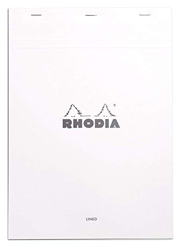 Product Cover Rhodia Staplebound Notepad - Lined w (8 1/4 x 11 3/4, White)