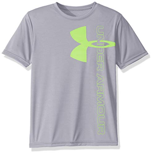 Product Cover Under Armour Boys' Split Logo Hybrid Short-Sleeve T-Shirt