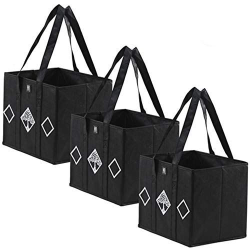 Product Cover Reusable Grocery Bags by Eliza Huntley - Roomy Shopping Bags - Set of 3-13