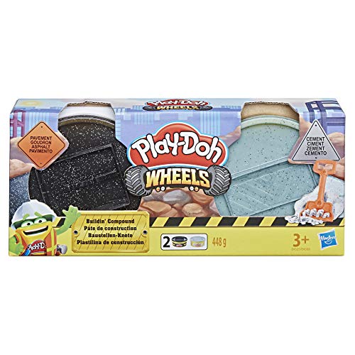 Product Cover Play-Doh Wheels Cement and Pavement Buildin' Compound 2-Pack of 8-Ounce Cans