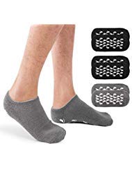 Product Cover Madholly 3 Pairs Moisturizing Gel Socks for Men, Soft Spa Gel Socks for Repairing Dry Feet, Cracked Heels, Calluses, Rough Skins: for men shoes size 7.5-12