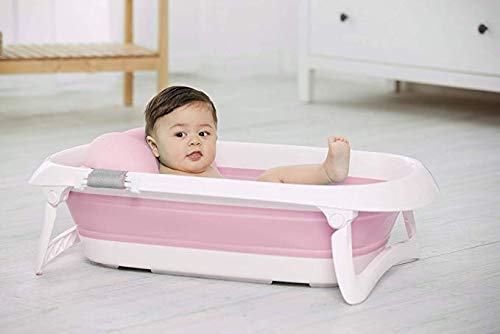 Product Cover JF Mall Folding Portable Baby Bathtub (Pink)