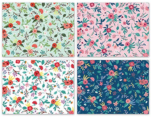 Product Cover Blank Cards with Envelopes - 48 Floral Blank Note Cards with Envelopes - Assorted Cards for All Occasions! Blank Notecards and Envelopes Stationary Set for Personalized Greeting Cards