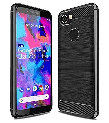 Product Cover Pixel 3a Case,Google Pixel 3 Lite，Sucnakp TPU Shock Absorption Cell Phone Cases Technology Raised Bezels Protective Cover for Pixel 3 a Phone （Black）