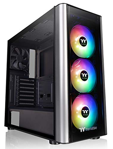 Product Cover Thermaltake Level 20 MT Motherboard Sync ARGB ATX Mid Tower Gaming Computer Case with 3 120mm ARGB 5V Motherboard Sync RGB Fans +1 120mm Rear Fan Pre-Installed CA-1M7-00M1WN-00, Black