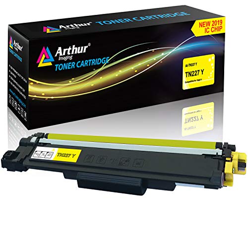 Product Cover Arthur Imaging with CHIP Compatible Toner Cartridge Replacement Brother Tn227 (Yellow, 1 Pack)
