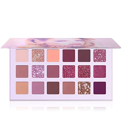 Product Cover UCANBE 18 Colors Aromas New Nude Eyeshadow Palette Long Lasting Multi Reflective Shimmer Matte Glitter Pressed Pearls Eye Shadow Makeup Pallet