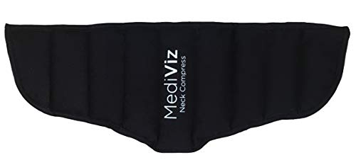 Product Cover Warm Cold Neck Shoulder Wrap by MediViz, Heat Wrap, Microwave Heating Pad Moist Heat Therapy Pack for Neck Pain, Back Pain, Stiffness Relief, Neck Tension, and Anxiety Relief. Reusable, Microwavable