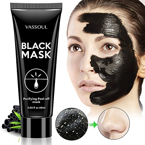 Product Cover VASSOUL Blackhead Remover Mask, Peel Off Blackhead Mask, Black Mask - Deep Cleansing Facial Mask for Face & Nose (S3)