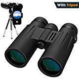 Product Cover Usogood 12X50 Binoculars for Adults with Tripod, Waterproof Compact Binoculars for Bird Watching, Hiking, Traveling, Hunting and Sports Events, Smart Phone Adaptor for Photography, Carrying Bag