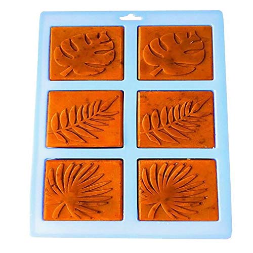 Product Cover Silicone Mold, Palm Olive Leaves Craft Art Silicone Soap Mold Craft Molds DIY Handmade Soap Molds - Soap Making Supplies by YSCEN