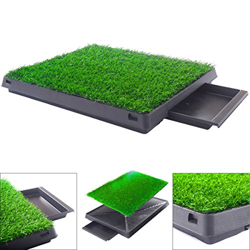 Product Cover OlimP-Shop Dog Potty Home Training Toilet Pad Grass Surface Pet Park Mat Outdoor Indoor