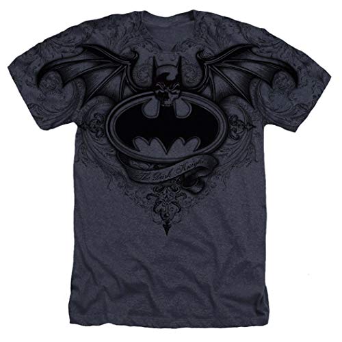 Product Cover Popfunk Batman Winged Skull Logo All Over T Shirt & Stickers (X-Large) Navy