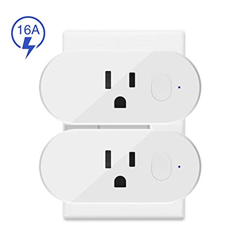 Product Cover Smart Plug Compatible With Alexa, Echo, Google Home and IFTTT, FREECUBE Smart Socket Remote Control Your Home Appliances from Anywhere 16A 2 Pack