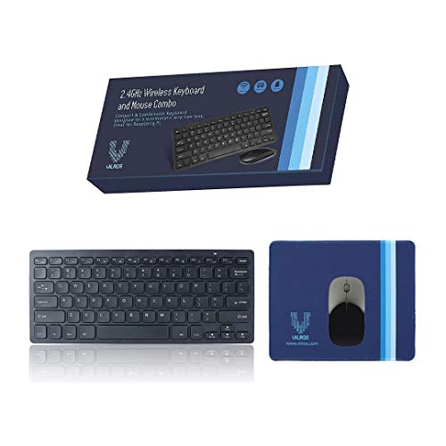 Product Cover 2.4GHz Wireless Keyboard and Mouse with Mouse-Pad-Great for Raspberry Pi