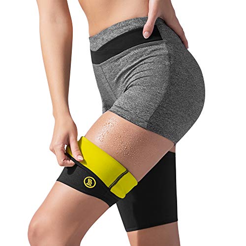 Product Cover HOT SHAPERS Hot Leg Sleeves - Women's Body, Thigh and Hamstring Slimmer - Enhancer for Weight Loss Workouts and Sweat Sessions - Compression Sleeve - Suit - Band