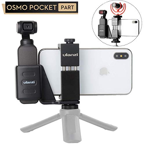 Product Cover Accessories for DJI OSMO Pocket - ULANZI OP-1 Mobile Phone Tripod Holder Mount Fix Stand Bracket Set with Tripod Cold Shoe Mount for OSMO Pocket Handheld Gimbal