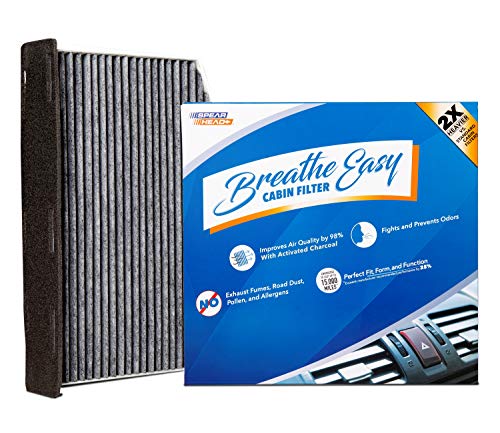 Product Cover Spearhead Premium Breathe Easy Cabin Filter, Up to 25% Longer Life w/Activated Carbon (BE-373)