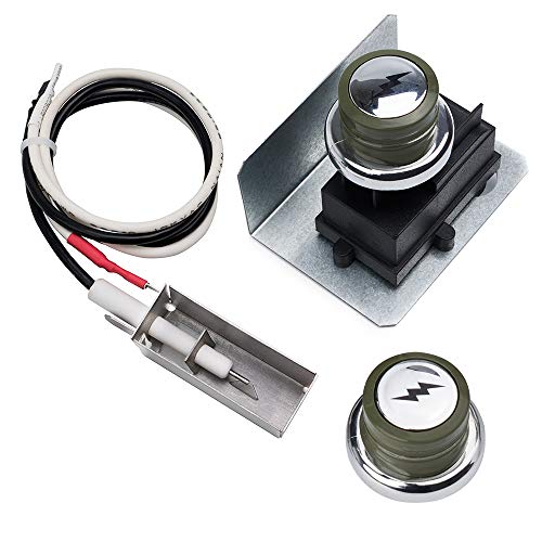 Product Cover X Home Durable Igniter Kit for Weber Spirit 200 & 300 Grills with Side-Controls, Ignitor Replacement for Weber 91360, Easy to Install, One More Button as Gift