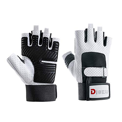 Product Cover DIBEAR Workout Gloves for Women and Men, Suitable for Gym, Outdoor Sports, Mountain Climbing, Cycling, Training Gloves with Wrist Support,Microfiber Composition,