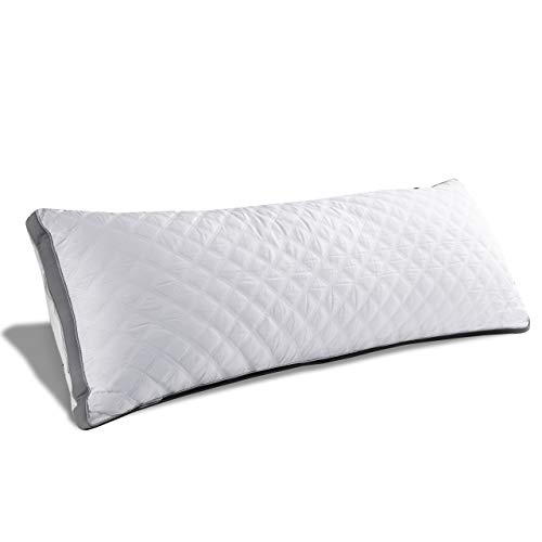 Product Cover Premium Adjustable Loft Quilted Body Pillows - Hypoallergenic Fluffy Pillow - Quality Plush Pillow - Down Alternative Pillow - Head Support Pillow - 21