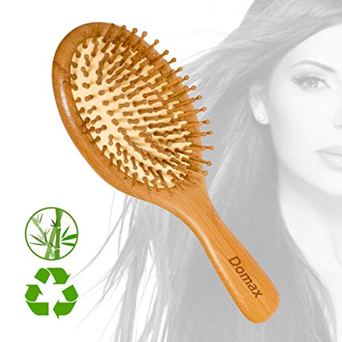 Product Cover Hair Brush - with Bamboo Bristles Detangle Massage Scalp For Women Men Kids All Hair Types