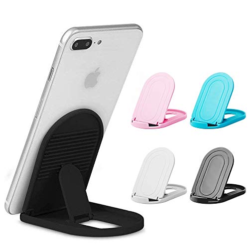 Product Cover Cell Phone Stand 4 Pack, Portable Phone Stand Desktop Cell Phone Holder Stand Adjustable Universal Multi-Angle Cradle for Cell Phone Tablet Mini iPad (4-7.9 Inch)