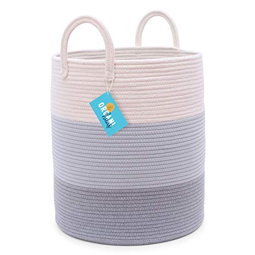 Product Cover OrganiHaus Cotton Rope Basket in Grey | 15