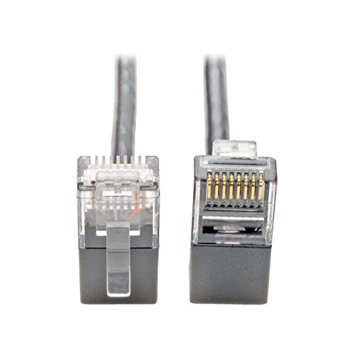 Product Cover TRIPP LITE Cat6 Gigabit Patch Cable Snagless Right-Angle Utp Slim, 2', Gray (N201-SR2-GY)