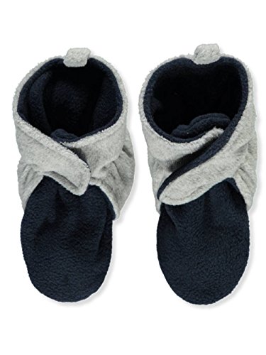 Product Cover Hudson Baby Unisex Baby Cozy Fleece Booties with Non Skid Bottom